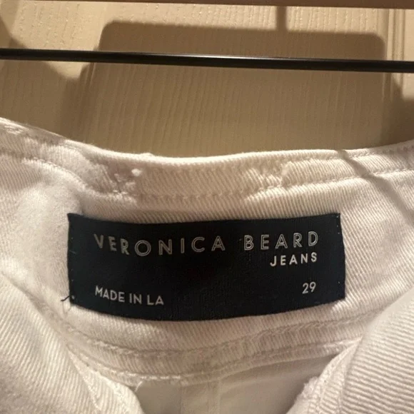 Veronica Beard White High Rise Tie Waist Shorts Size 29 Designer Summer Resort - Picture 6 of 6